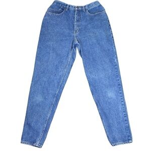 80s Vintage High Waisted Cotton Coca Cola Tapered Straight Leg Jeans, Size 14